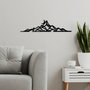 Wallity Landscape 2 Escultura de Pared Negra